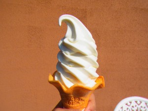 余市ワイナリー ワインソフトクリーム